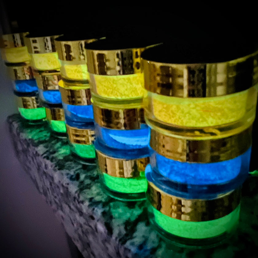 Fire Opal Trio: Set of 3 Custom Glow Powders