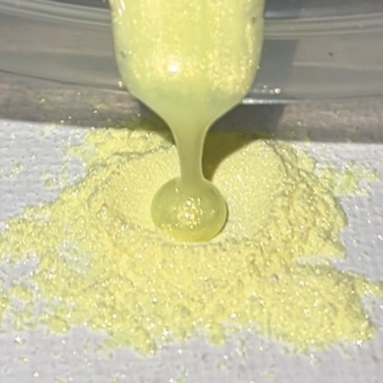 Swirly Pearly Glow (“Bananas Foster