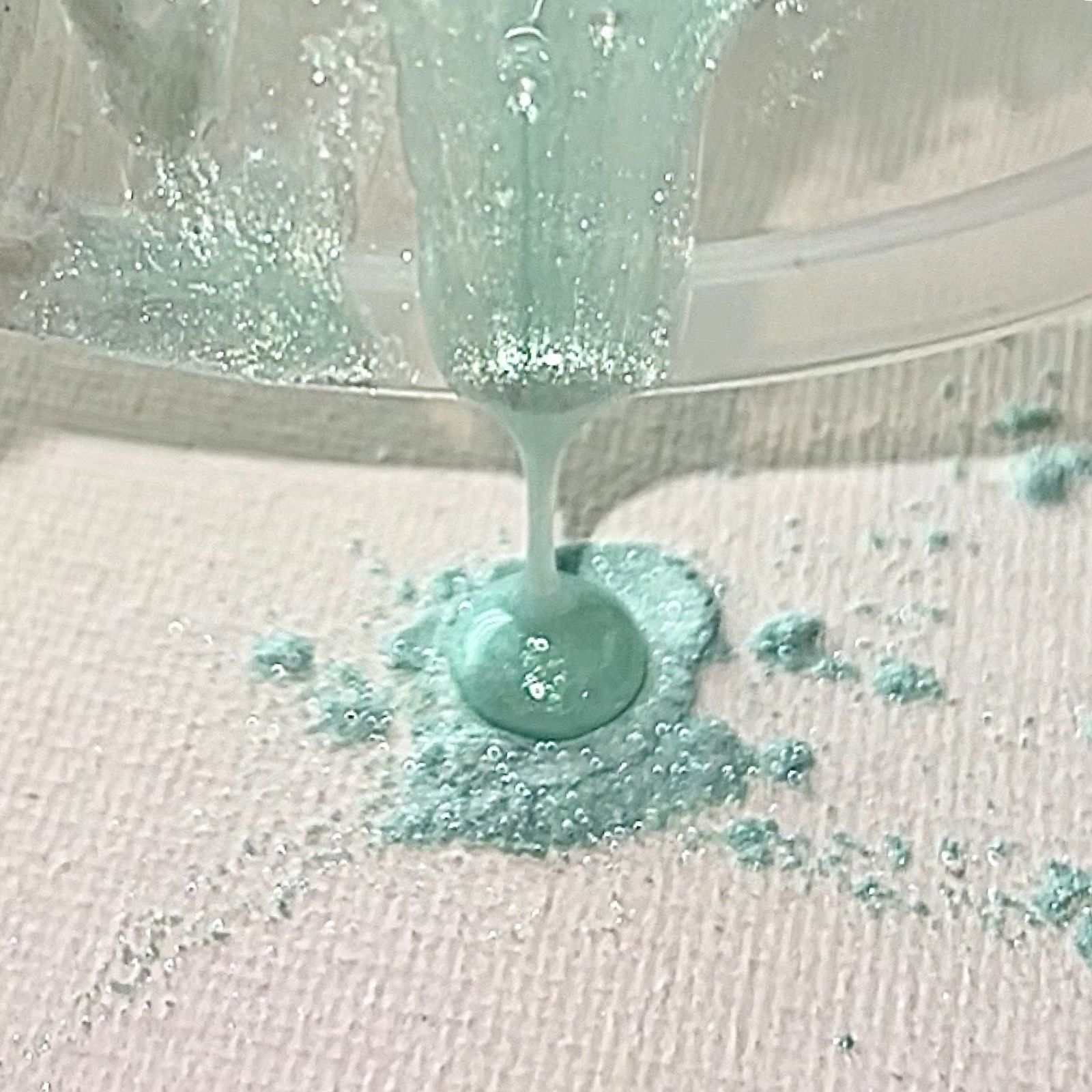 Swirly Pearly Glow (“Mint Gelato