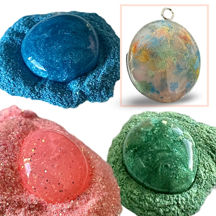 Fire Opal Trio: Set of 3 Custom Glow Powders