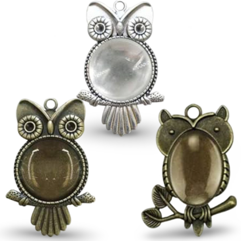 Set of 3: Wise Owls