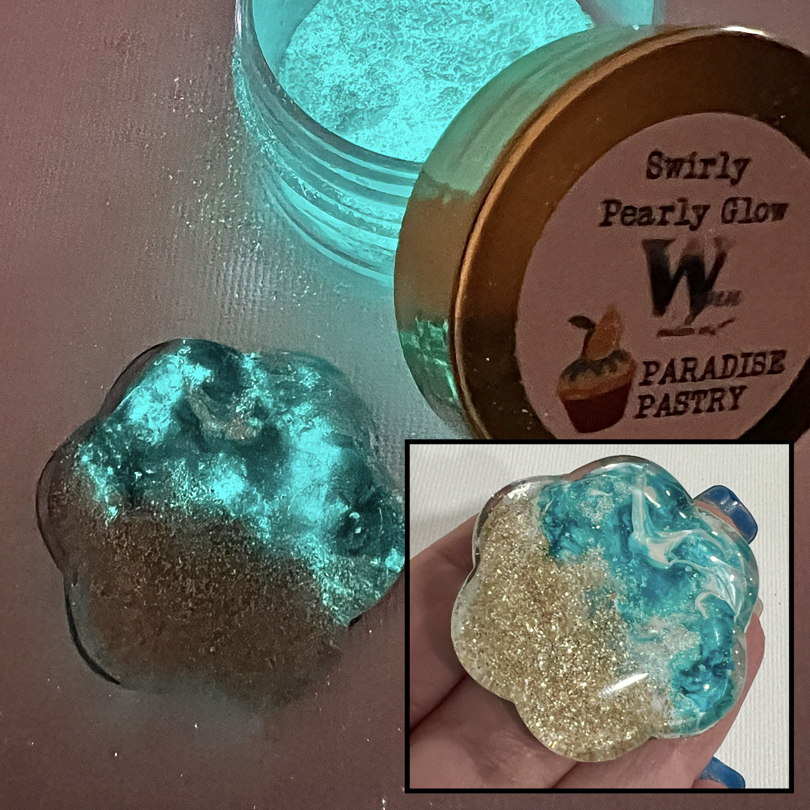 Swirly Pearly Glow (“Paradise Pastry