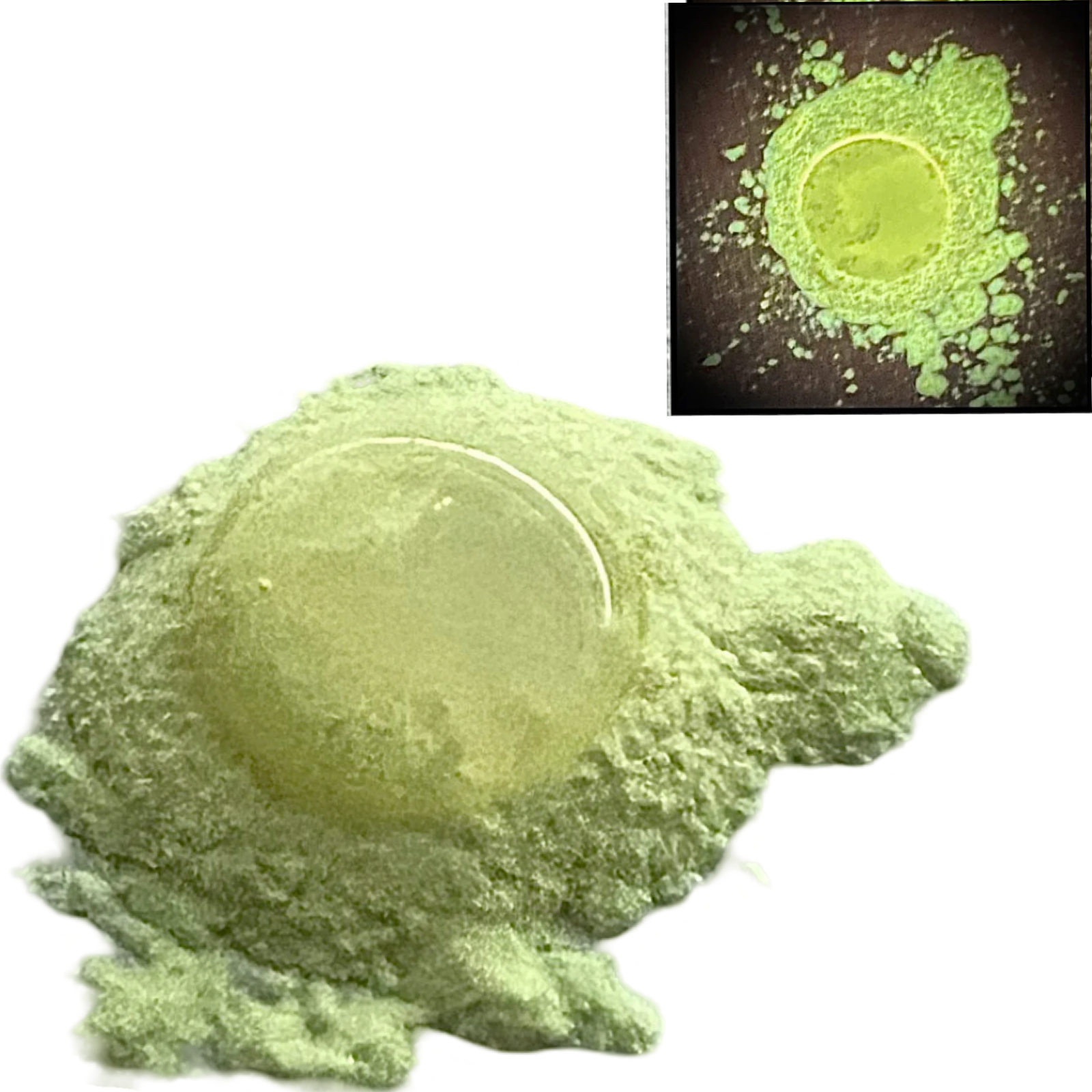 Swirly Pearly Glow (“Bananas Foster