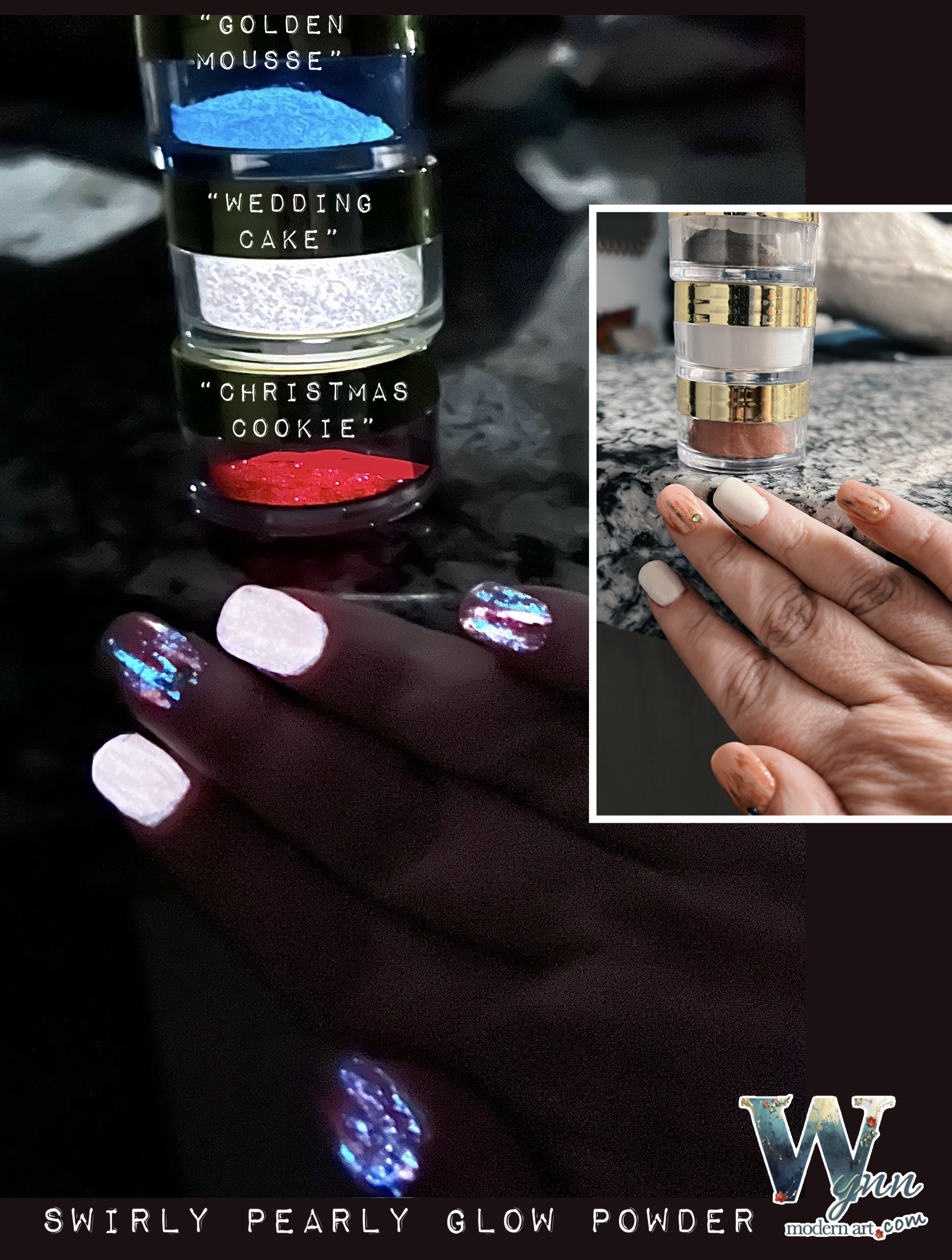 Swirly Pearly Glow (