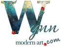WYNN modern art. logo