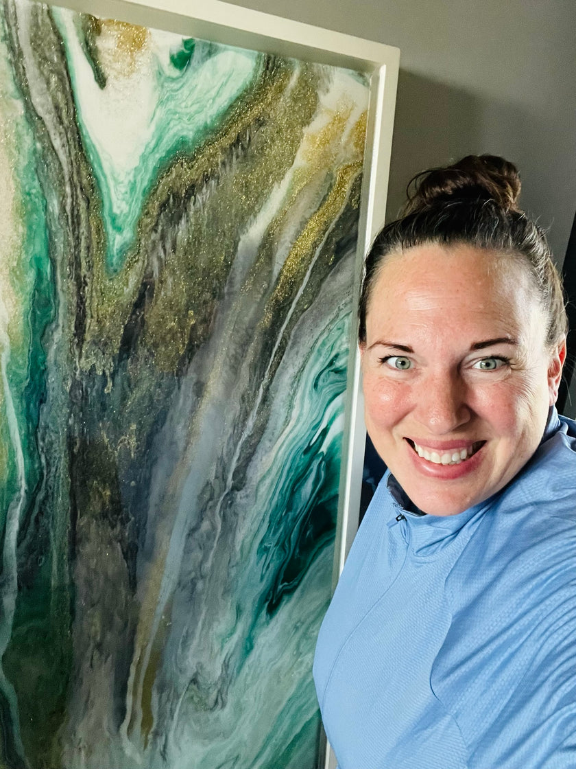 “Dragon’s Breath” Glowing Art (2ft. x 4ft.)