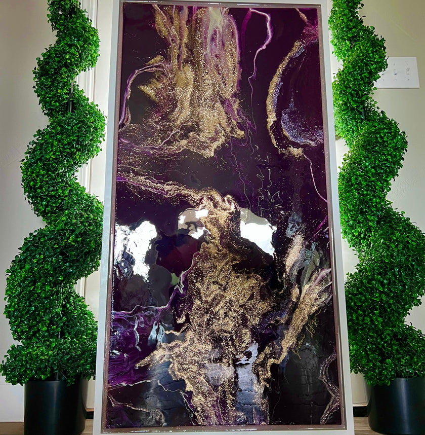 “Amethyst Falls” (2ft. x 4ft.)