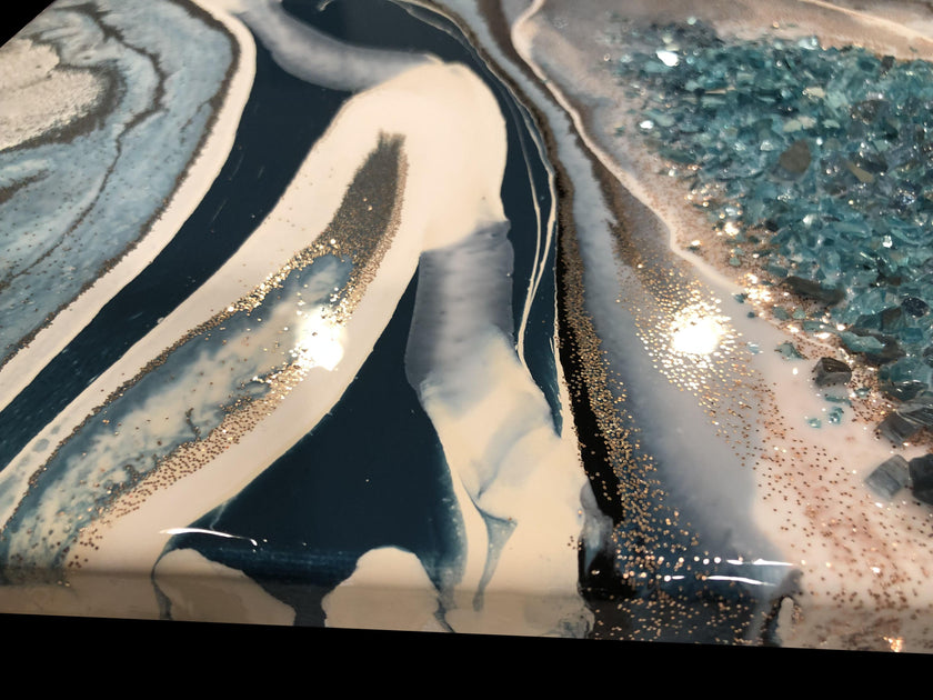 1-on-1 Zoom Acrylic Fluid Art Session w/ Victoria Wynn - WYNN modern art.