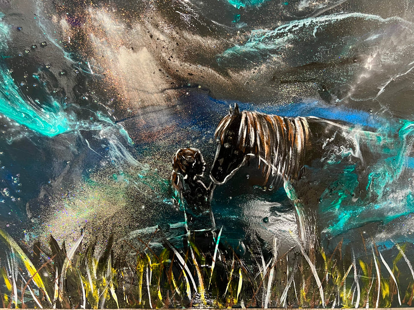 “Unbreakable Bond” Glowing Canvas (12” x 24”)