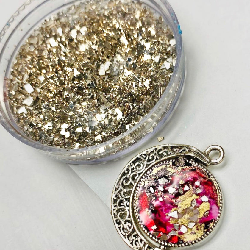 Diamond Chips (Silver Micro Mirror)