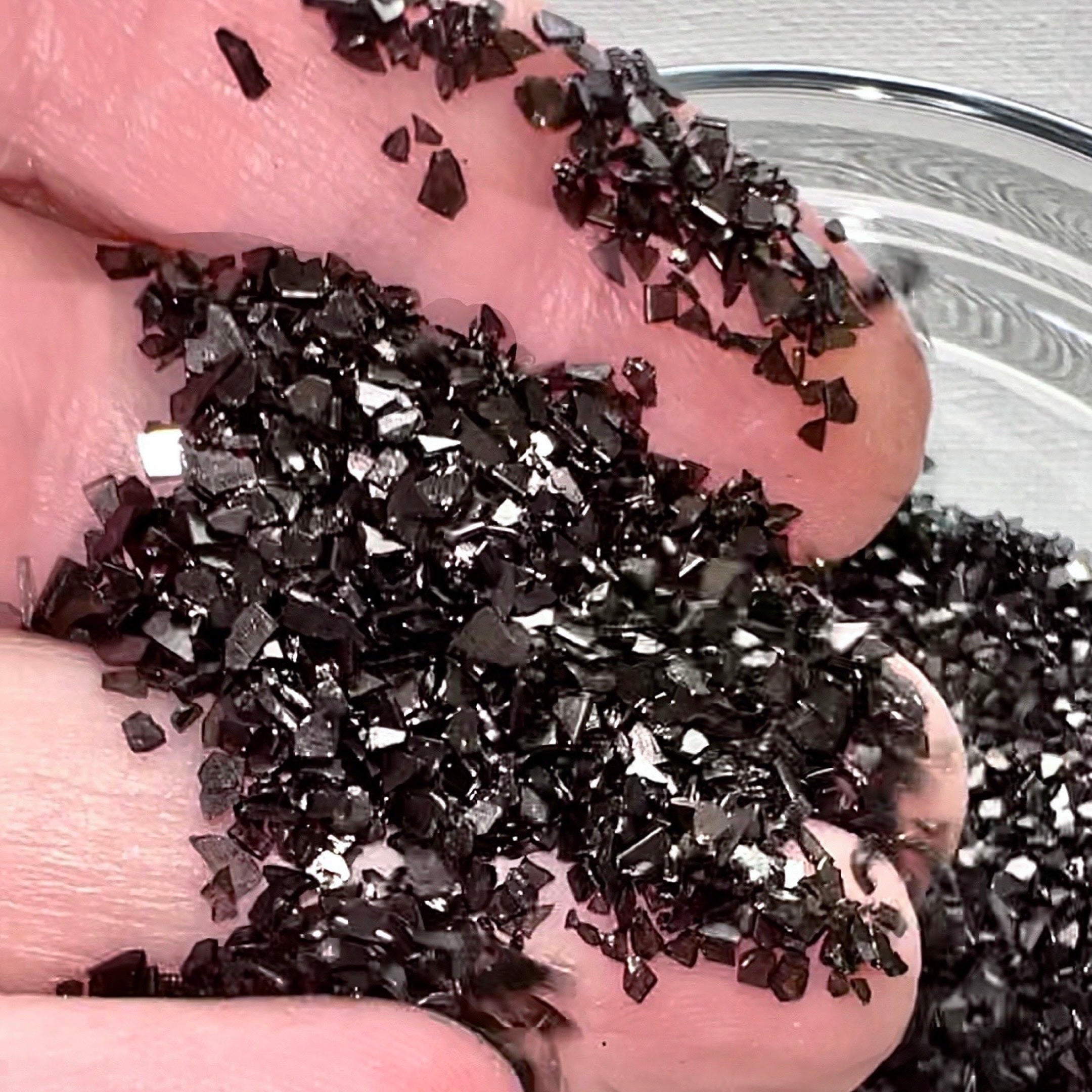 Diamond Chips (Black Micro Mirror)