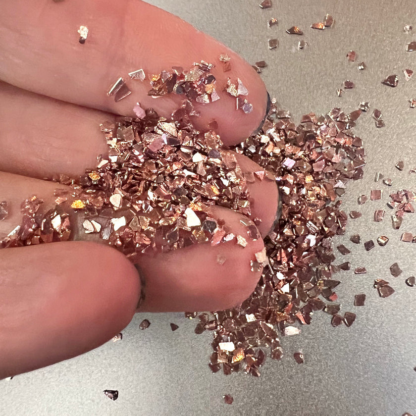Diamond Chips (Rose Gold Micro Mirror)