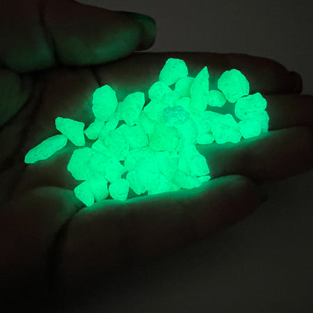 Positivity Pebbles 50 pcs (Green Glow)