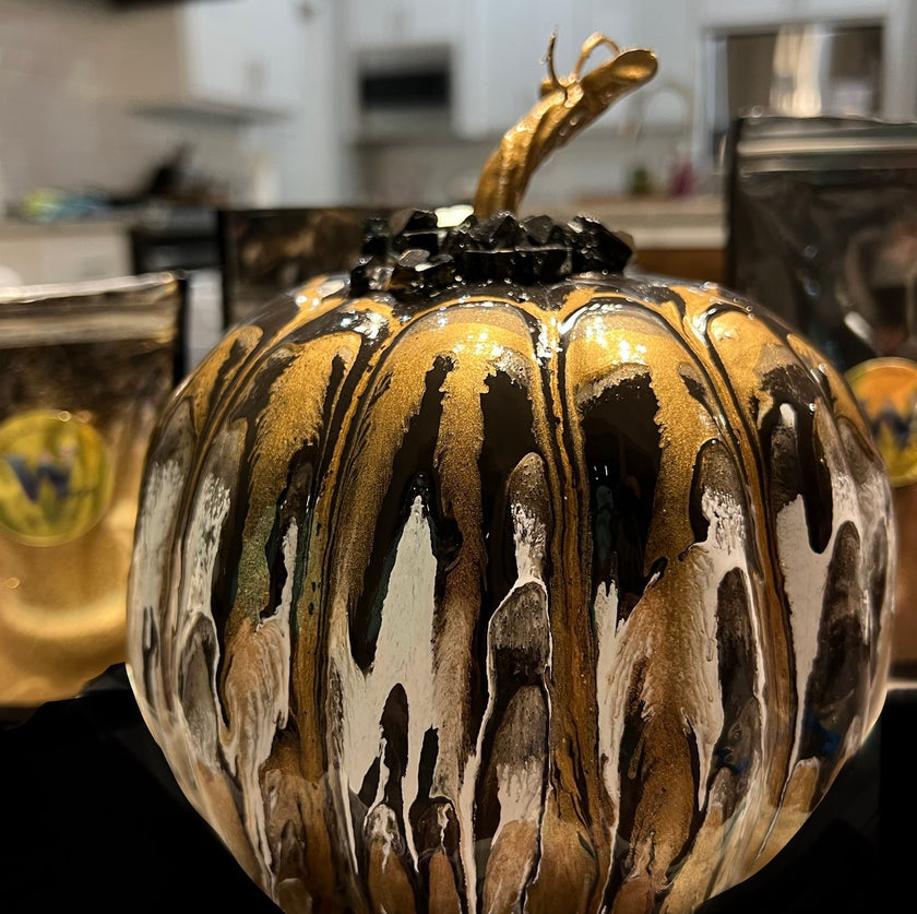 Onyx Black LUXE Crushed Mirror