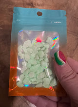 Positivity Pebbles 50 pcs (Green Glow)