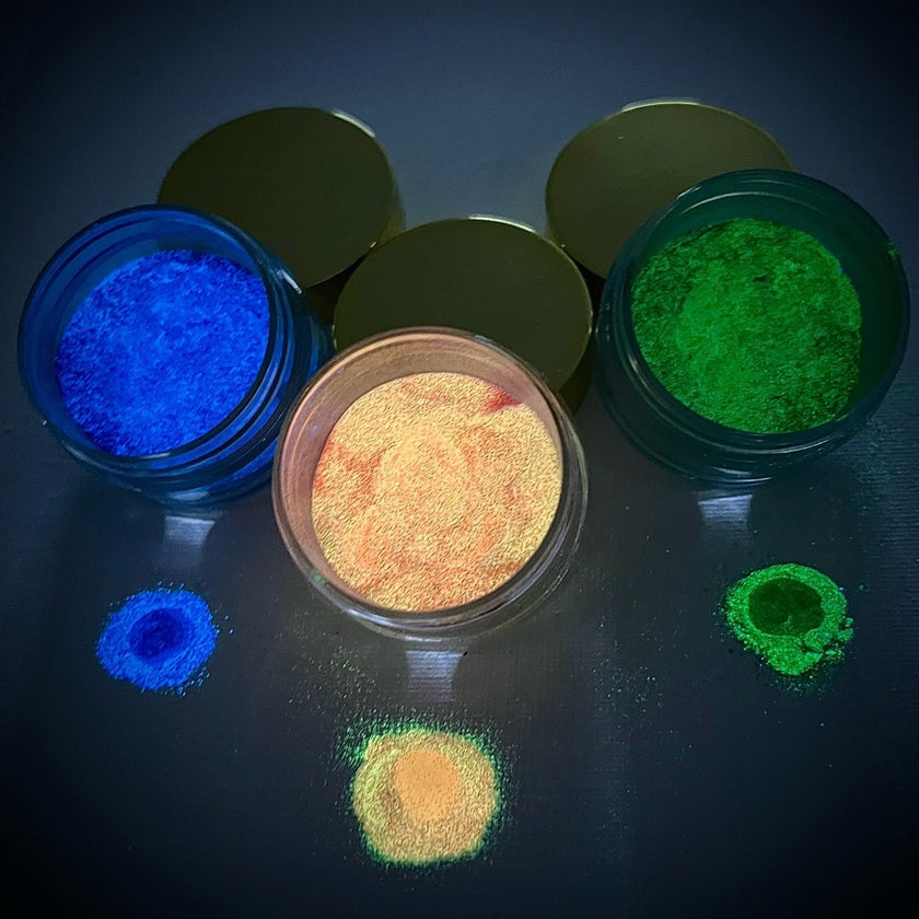Fire Opal Trio: Set of 3 Custom Glow Powders