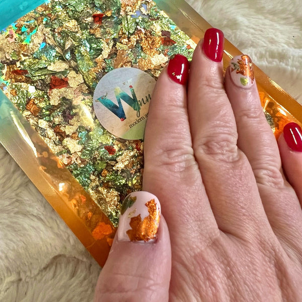 LUXE Copper Leaf Flakes (Multi- Color)