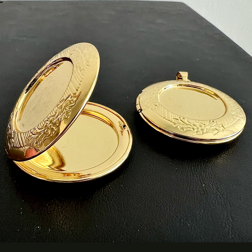 (2 for $20) Love Lockets (18k gold)