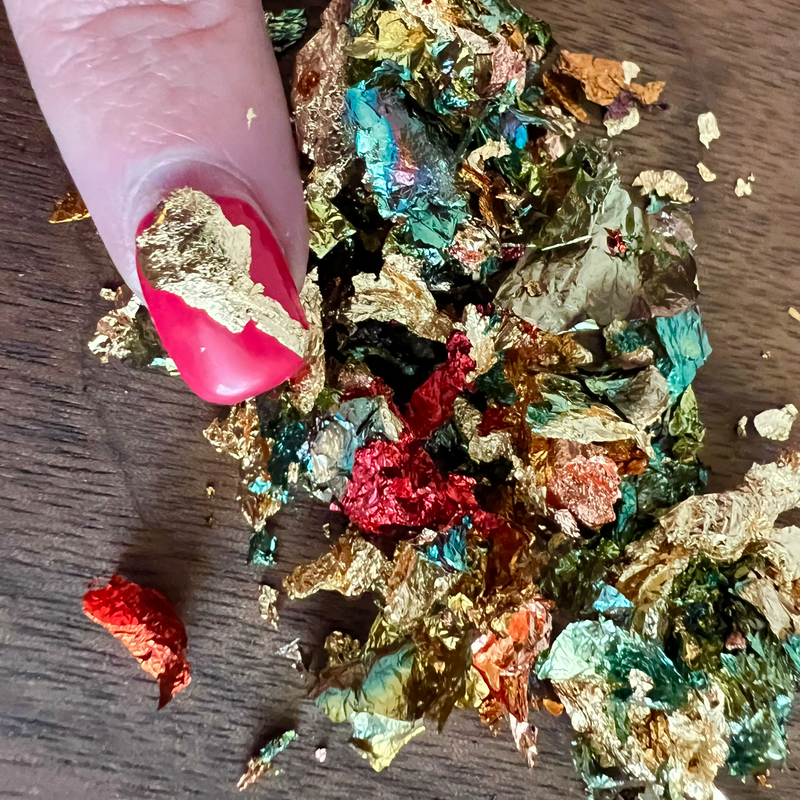 Copper Leaf Flakes (Multi- Color)