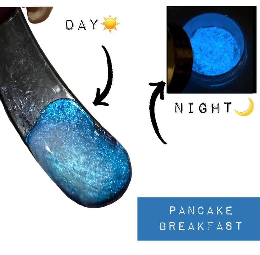 Swirly Pearly Glow (“Pancake Breakfast