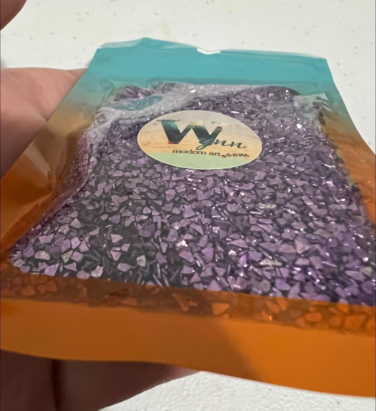 Diamond Chips (Grape Micro Mirror)