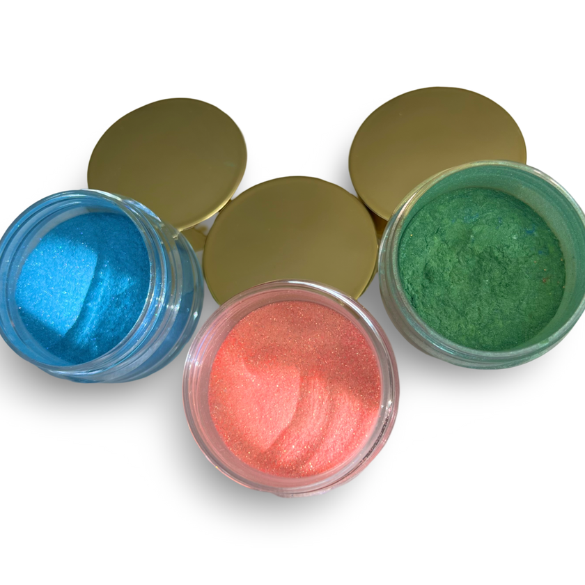 Fire Opal Trio: Set of 3 Custom Glow Powders
