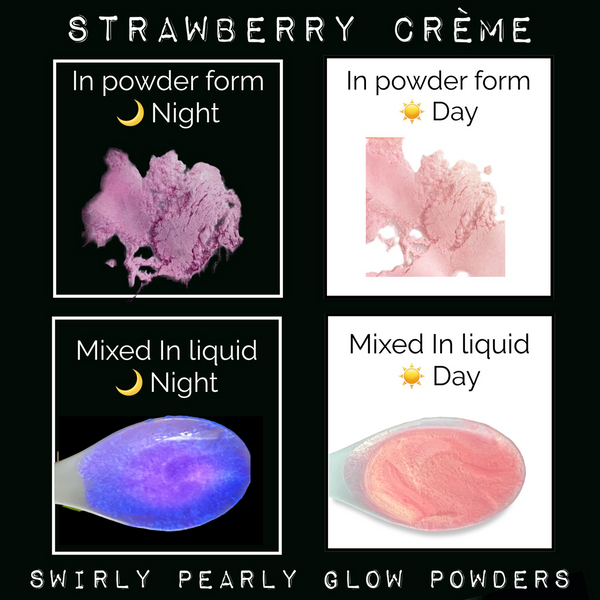 Swirly Pearly Glow ("Strawberry Crème")