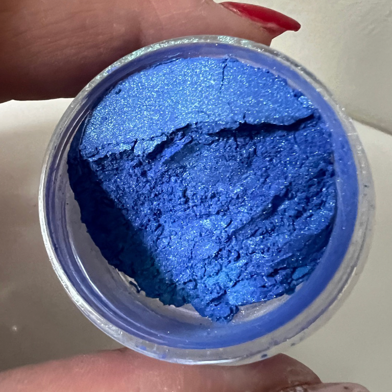 Swirly Pearly HEAT ACTIVATED Glow Powder ("Royal Cheesecake")