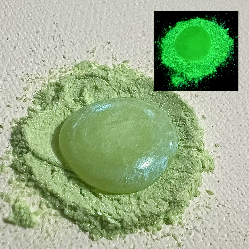 (Save 40%) Swirly Pearly Glow ("Blueberry Lime")