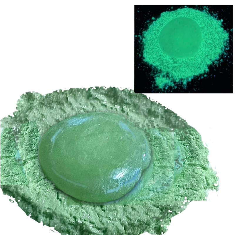 Swirly Pearly Glow ("Blueberry Lime")