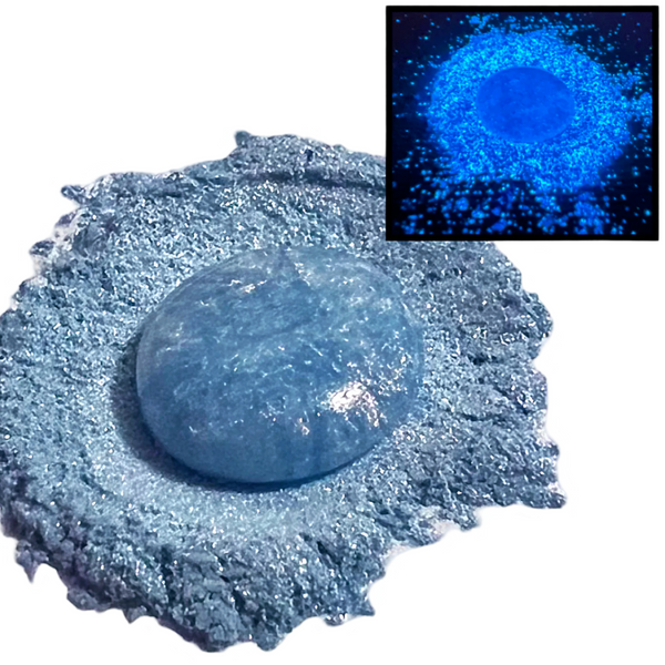 Swirly Pearly Glow ("Blue Sorbet")