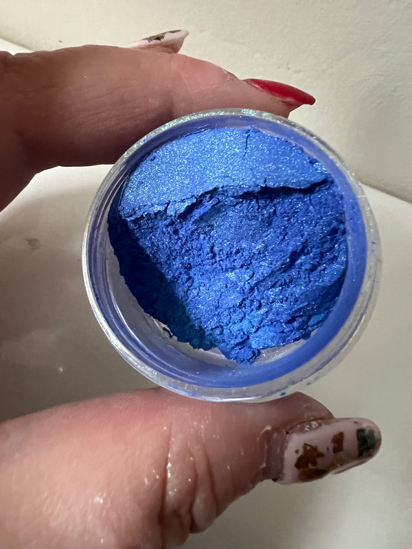 Swirly Pearly HEAT ACTIVATED Glow Powder ("Royal Cheesecake")