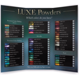 Glossy LUXE Powder Checklist Tri-Fold