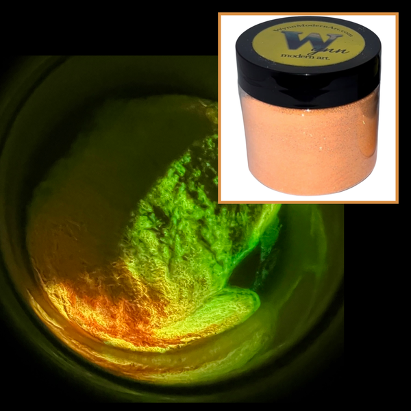 LUXE Glow Powder for Art (Golden Lava)