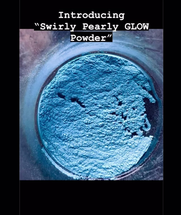 Swirly Pearly Glow ("Blue Sorbet")