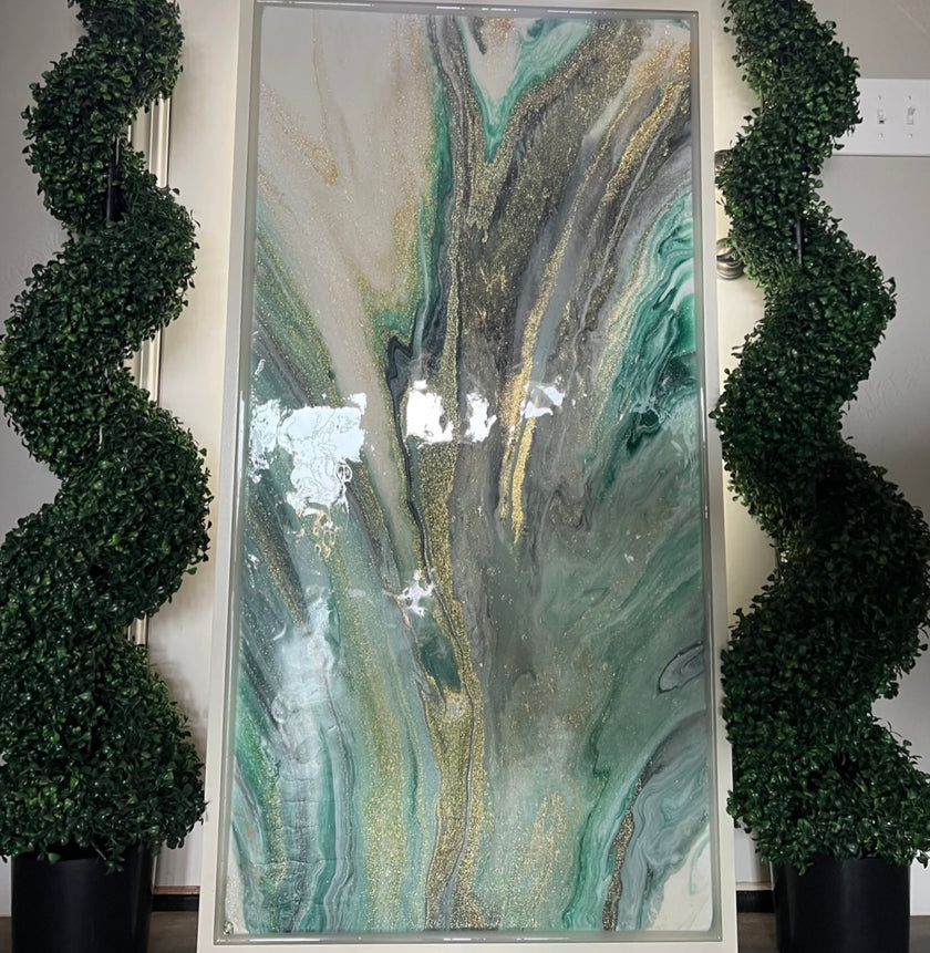 “Dragon’s Breath” Glowing Art (2ft. x 4ft.)