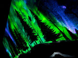 SOLD “Alaska Sky” Glowing Canvas (2ft. x 4ft.)