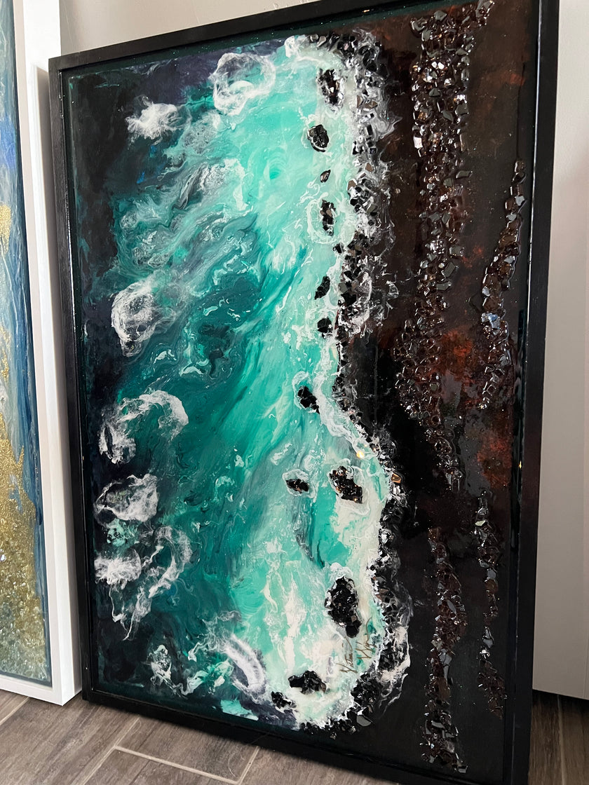 “Cliffs Of Life” (26” x 38”)