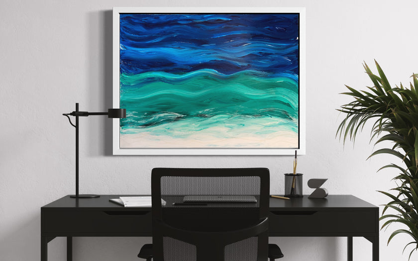 “My Paradise” Glowing Canvas (30” x 40”)