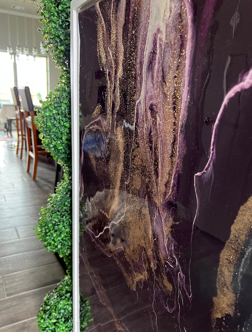 “Amethyst Falls” (2ft. x 4ft.)