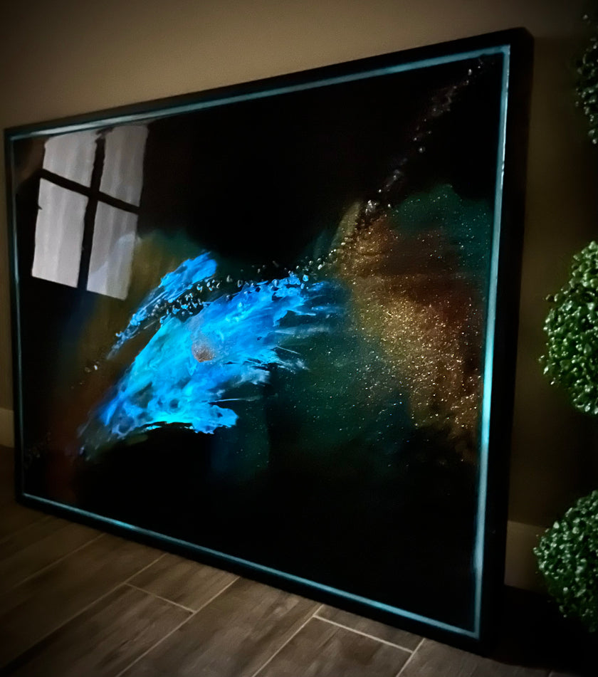 “Walk With Me” Glowing Art (4ft. x 5ft.)