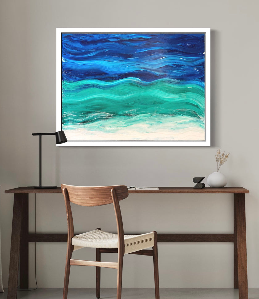 “My Paradise” Glowing Canvas (30” x 40”)