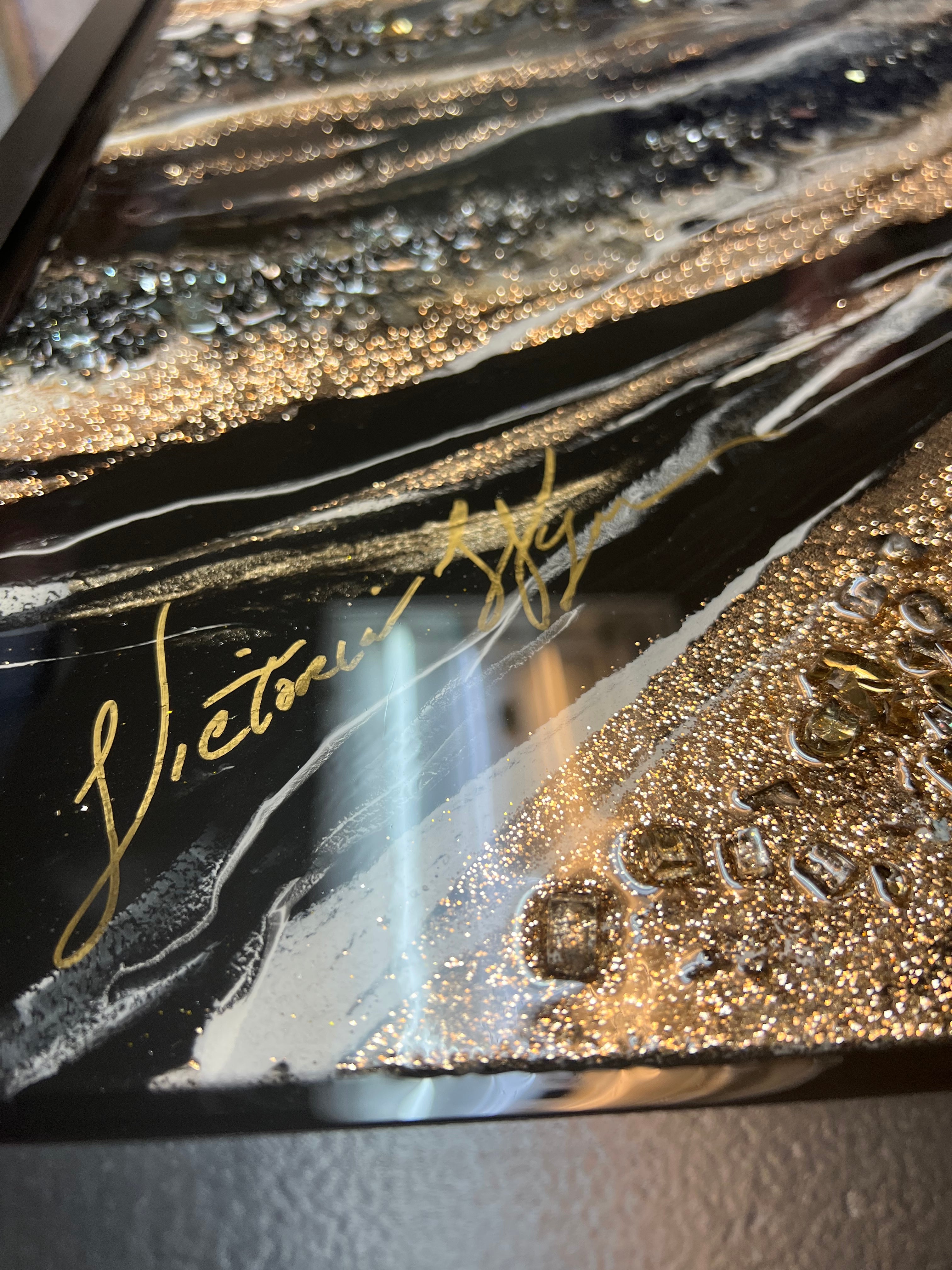 Victorian Gold  LUXE Crushed Mirror