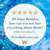 3D Bubbles “Clear Iridescent” (Glass)