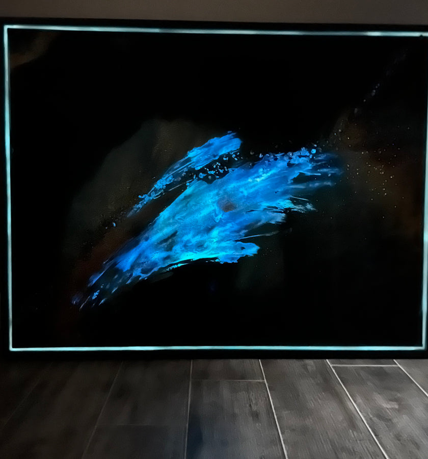 “Walk With Me” Glowing Art (4ft. x 5ft.)