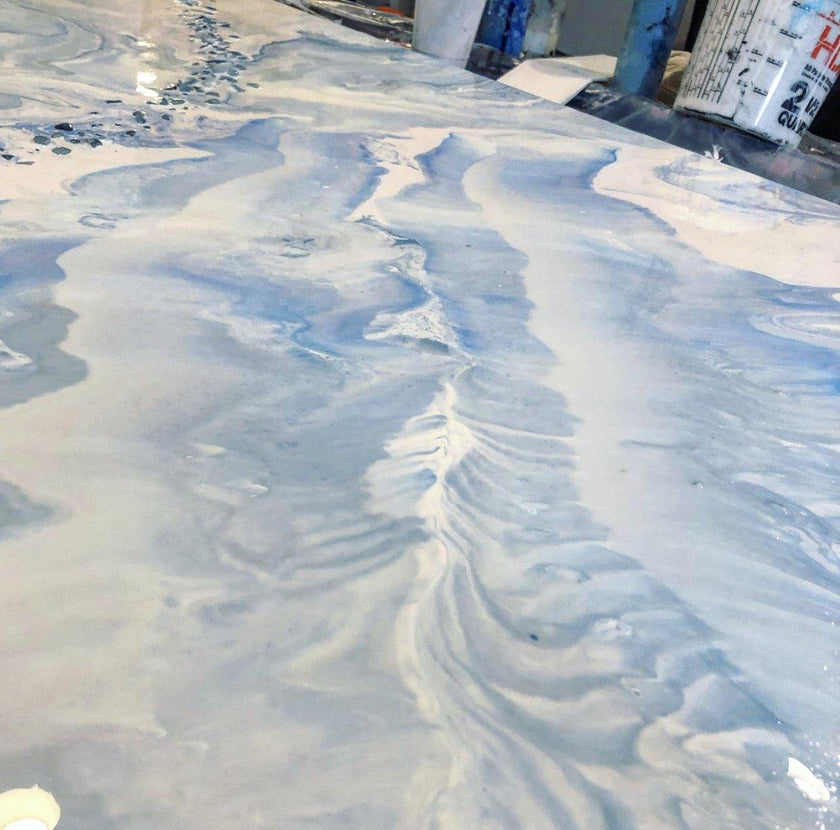 1-on-1 Zoom Acrylic Fluid Art Session w/ Victoria Wynn - WYNN modern art.