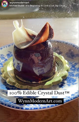 Crystal Dust™️ Garnish Glitter for food “Swan Lake”