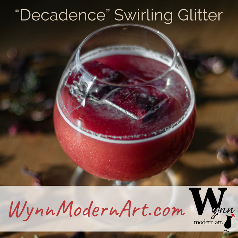 Swirling Glitter™️ for drinks “Decadence”