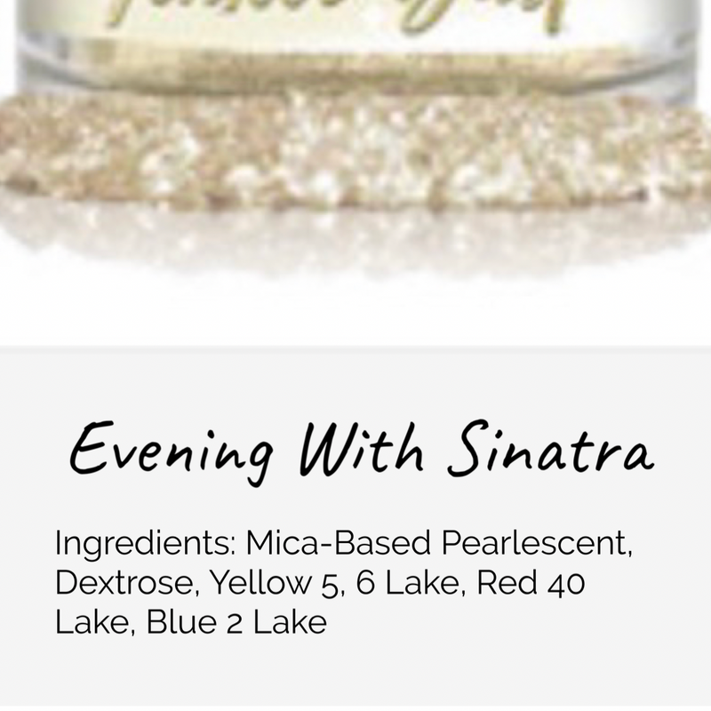 Crystal Dust™️ Garnish Glitter for food “Evening With Sinatra”