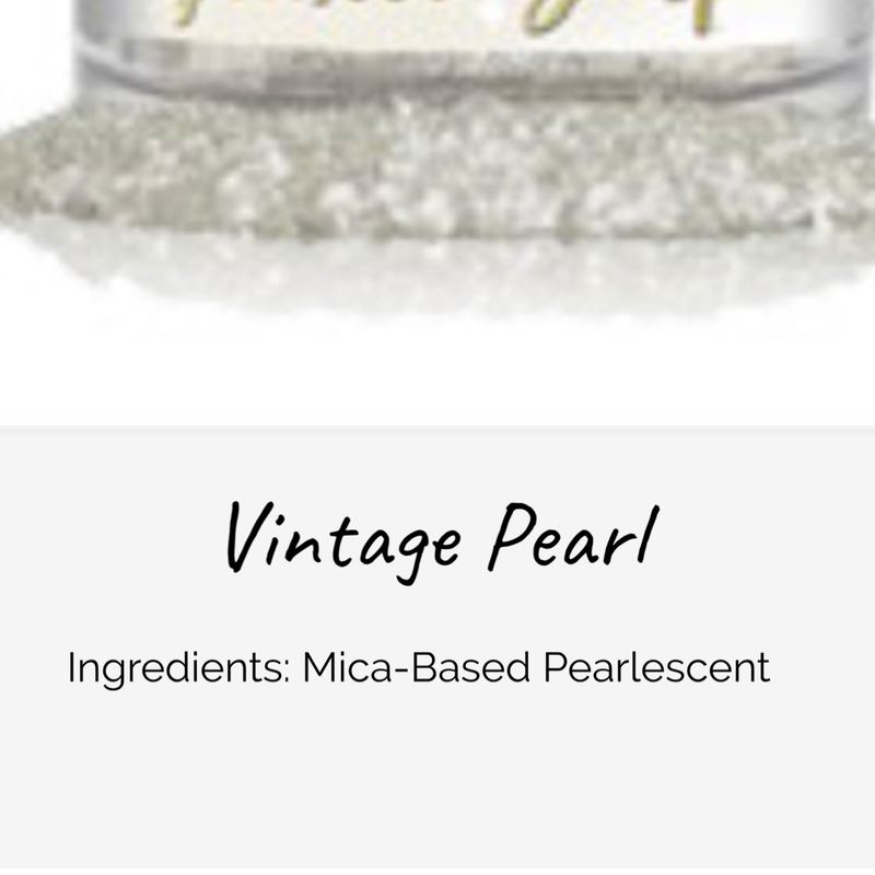 Crystal Dust™️ Garnish Glitter for food “Vintage Pearl”